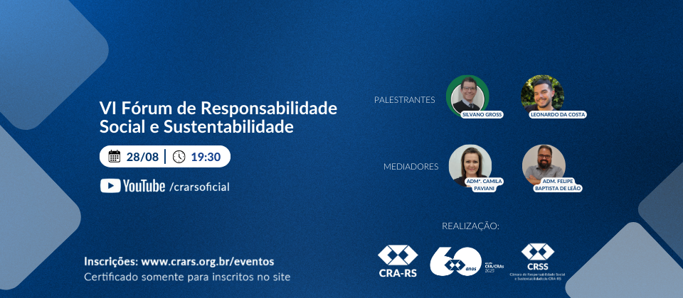 VI Fórum de Responsabilidade Social e Sustentabilidade